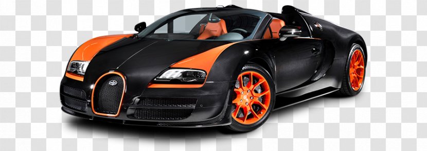 Bugatti Veyron Sports Car Type 30 - Wheel Transparent PNG