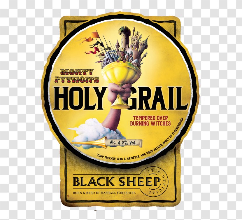 Black Sheep Brewery Beer Cask Ale Knight - Holy Grail Transparent PNG