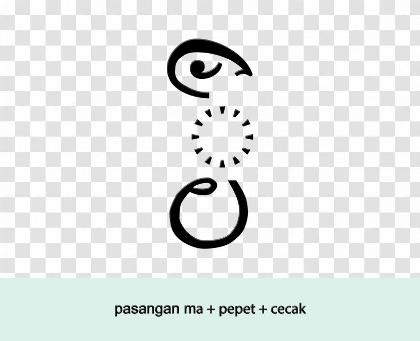 Javanese Script Writing System Logo White - Maça Transparent PNG