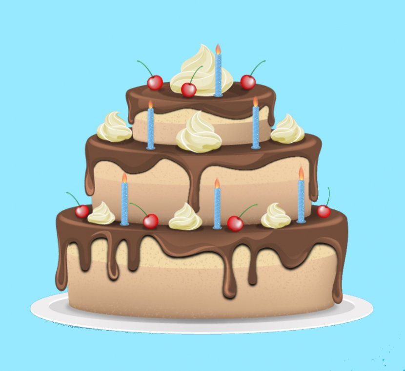 Birthday Cake Chocolate Torte Tart Frosting & Icing Transparent PNG