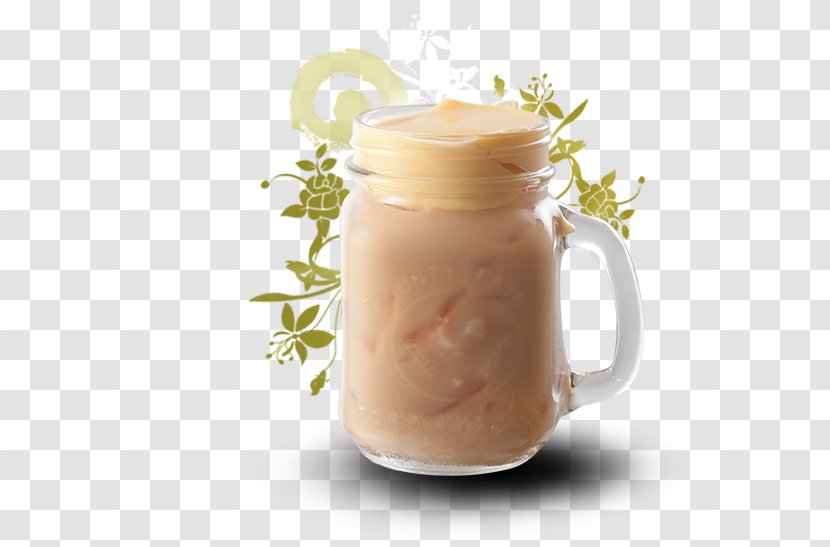 Ice Cream Bubble Tea Oolong Taro Ball - Cup - Milk Transparent PNG