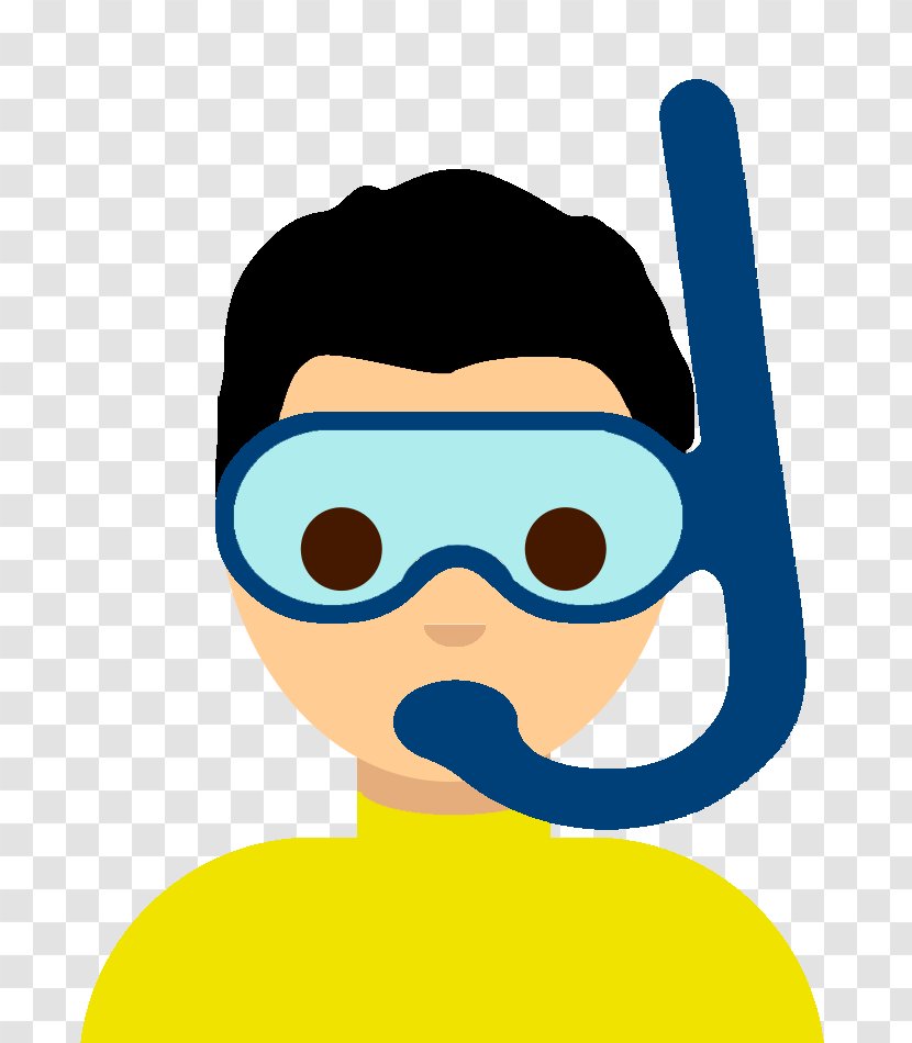 Clip Art Underwater Diving Scuba Emoji Set Transparent PNG