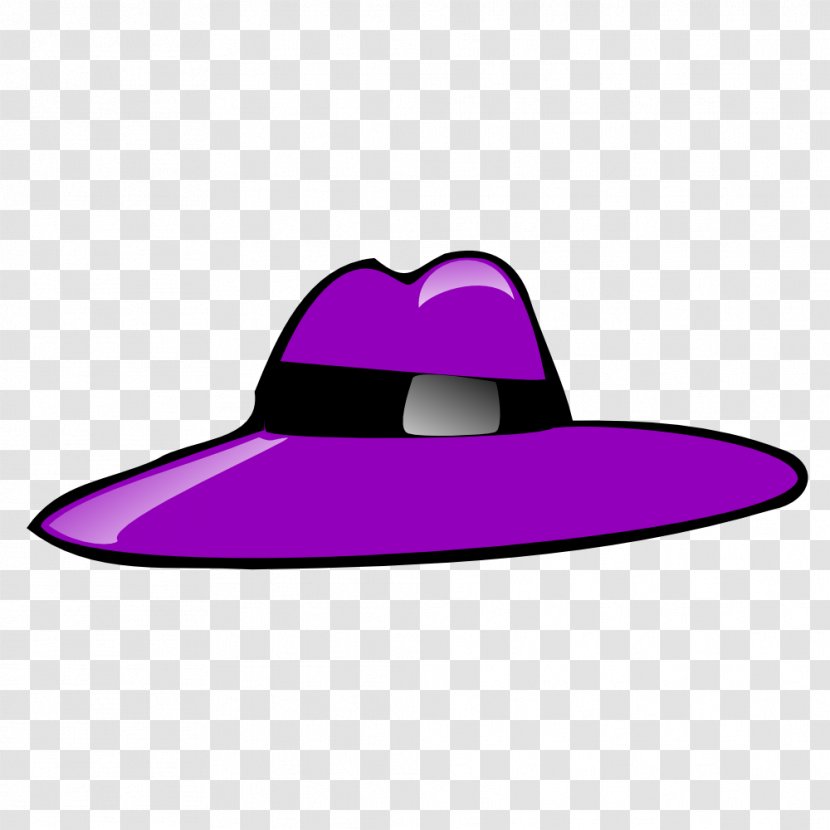 Top Hat Purple Clip Art - Pink - Pimp Cliparts Transparent PNG