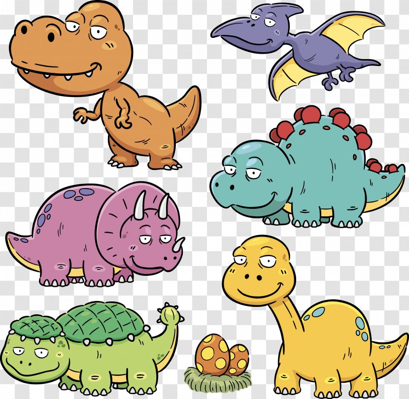 Cartoon Drawing Dinosaur - Artwork Transparent PNG