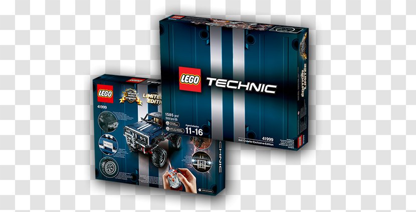 Lego Technic Construction Set Brand Exclusive Edition - Fourwheel Drive - Sticker Limited Transparent PNG
