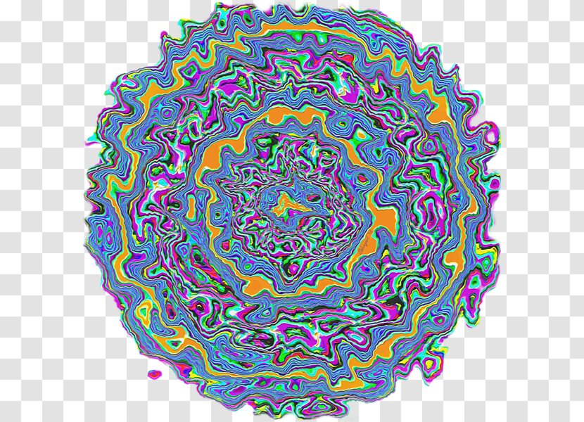 Circle Point Illustration Font Organism - Kaleidoscope Transparent PNG