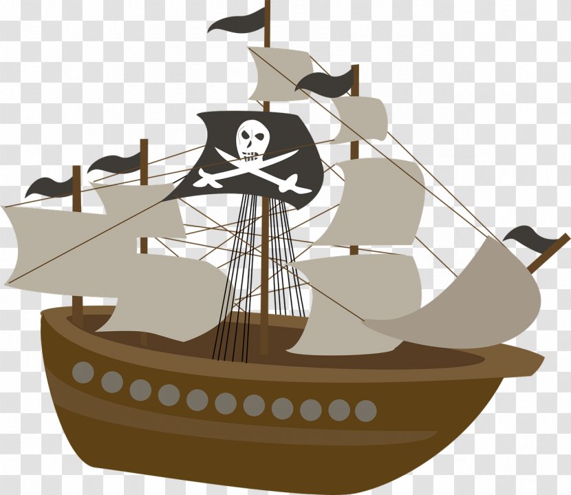 Piracy Ship Party Child Birthday - Boat - Pirate Transparent PNG