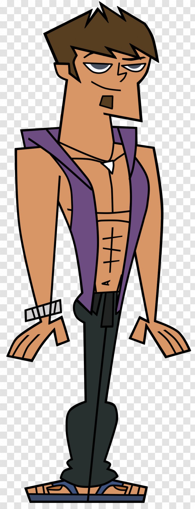 Total Drama Island Character DeviantArt Cartoon Network - Revenge Of The - Flirty Vector Transparent PNG