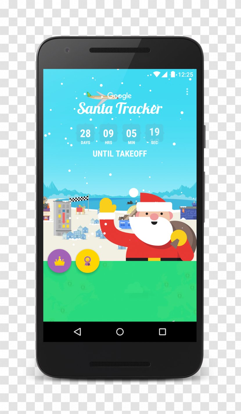 Feature Phone NORAD Tracks Santa Claus Smartphone Google Tracker - Multimedia Transparent PNG