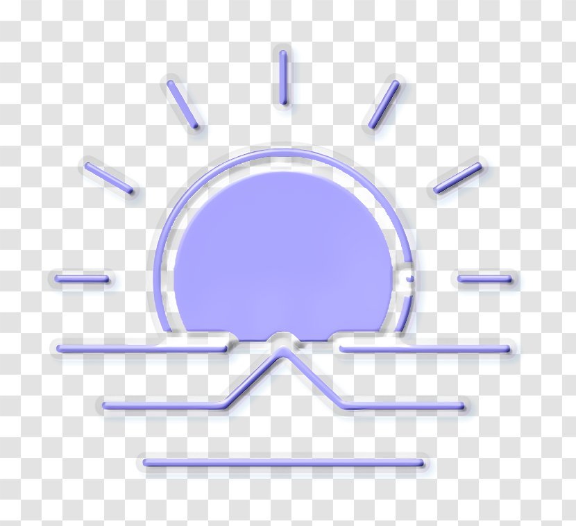 Morning Icon Sun Sunrise - Logo Weather Transparent PNG