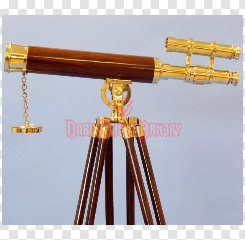 Refracting Telescope Tripod Telescopic Sight Ship Model - Gift - Pirate Hat Anchor Tag Transparent PNG
