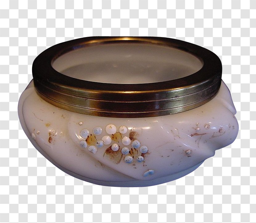 Ceramic Tableware Lid - Hand Painted Flower Box Transparent PNG