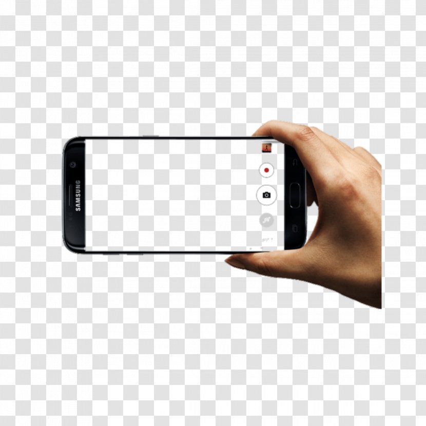 Samsung Camera Phone Clip Art Smartphone - Multimedia - Hand Holding Iphone Transparent Galaxy S10 Transparent PNG