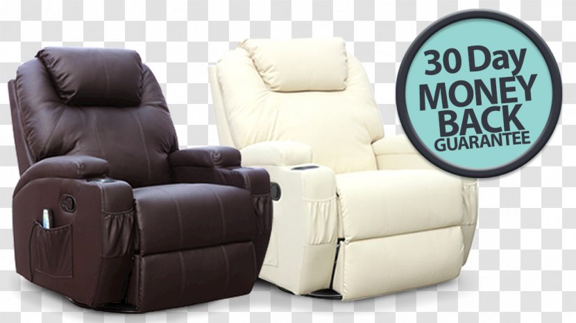 Recliner Massage Chair Furniture Footstool - Swivel Transparent PNG