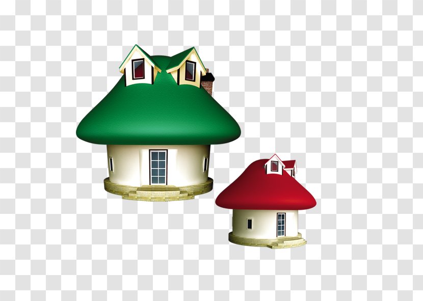 Cartoon - Lighting - Mushroom House Transparent PNG