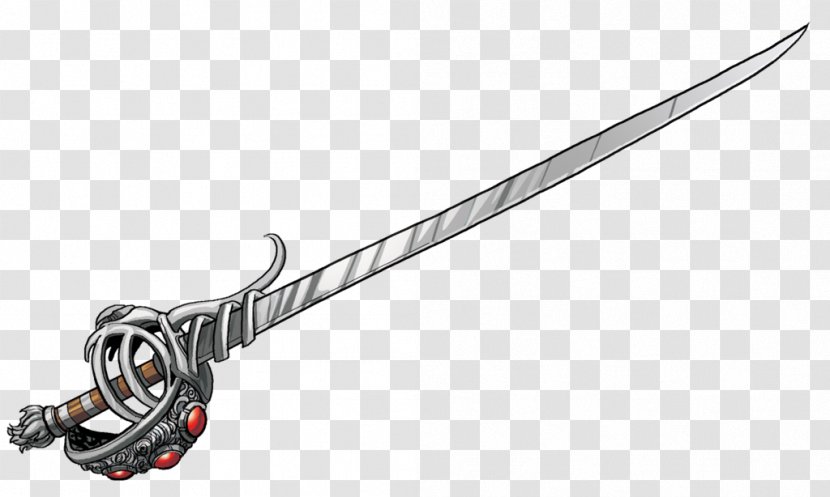 Sword Cutlass Weapon DeviantArt - Duel Transparent PNG