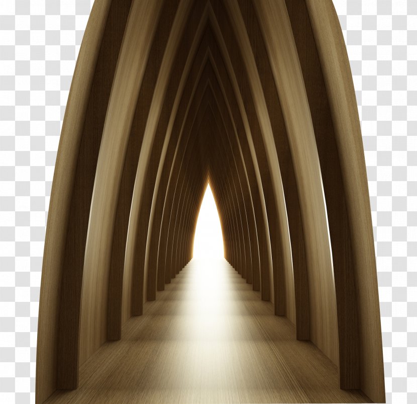 Tunnel Download Euclidean Vector - Symmetry - The Gate Of A Triangular Transparent PNG