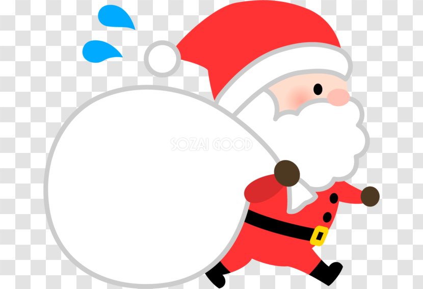 Santa Claus Christmas Cartoon Clip Art - Human Behavior Transparent PNG