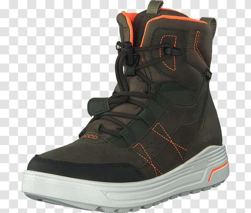 Snow Boot Shoe ECCO Leather - Deep Forest Transparent PNG