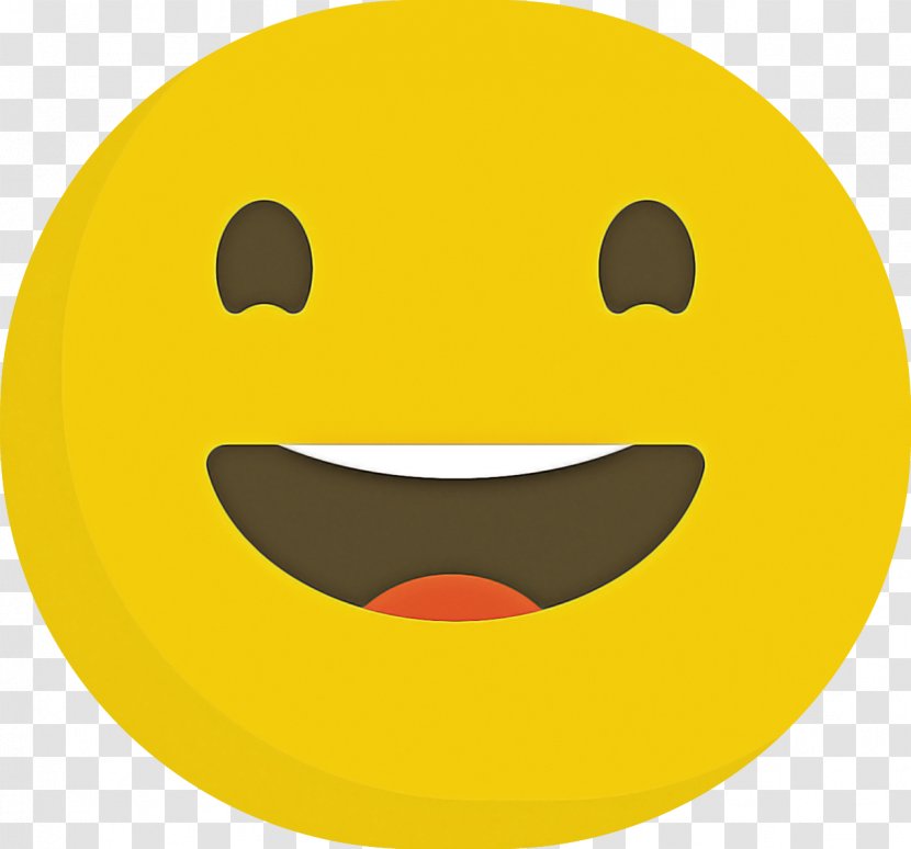 Emoticon - Yellow - Cartoon Mouth Transparent PNG