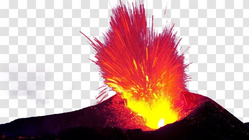 Volcano Magma Rock - Lava - Picture Transparent PNG
