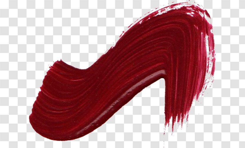 Paintbrush Red - Shoe - Stroke Transparent PNG