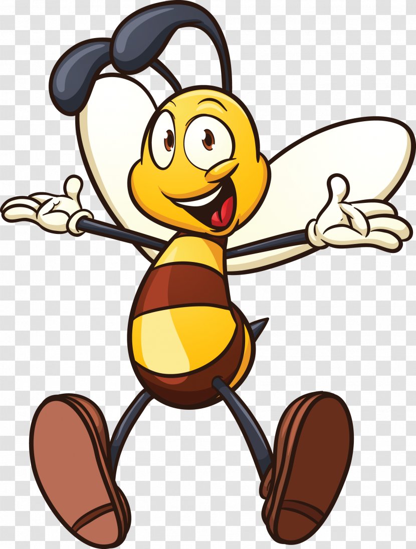 Honey Bee Sting Beehive - Drawing Transparent PNG