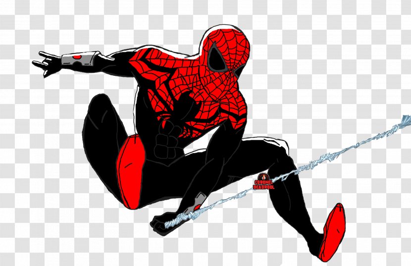 The Superior Spider-Man Dr. Otto Octavius Deadpool Drawing - Silhouette - Spider-man Transparent PNG