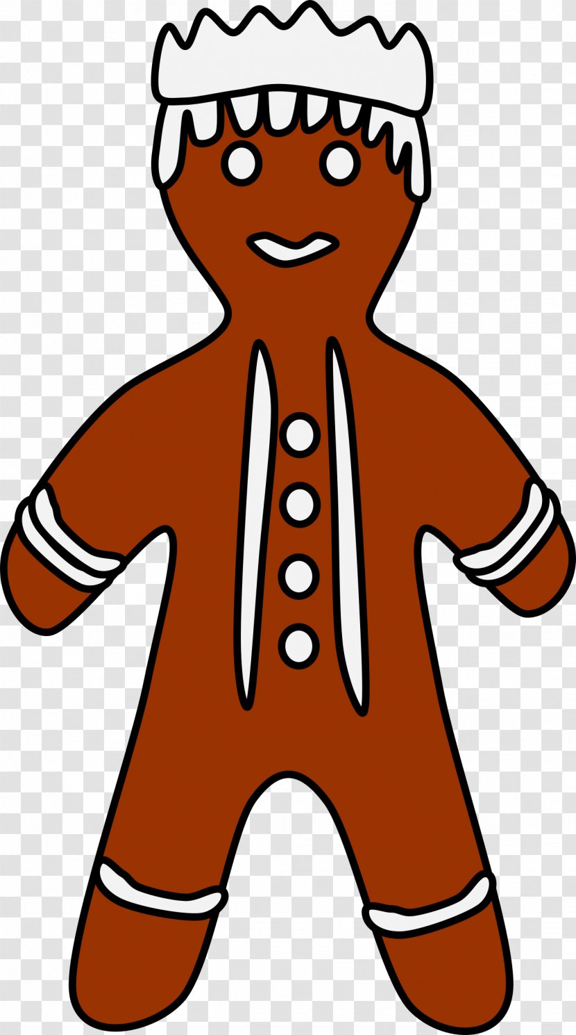 Gingerbread Man Macaroon House Clip Art - King Transparent PNG