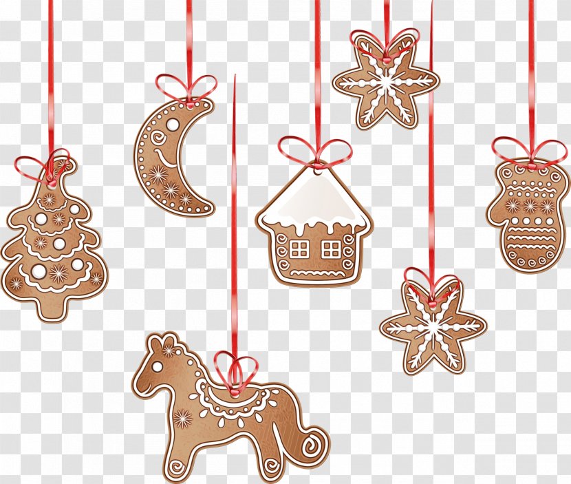 Christmas Ornament - Decoration Lebkuchen Transparent PNG
