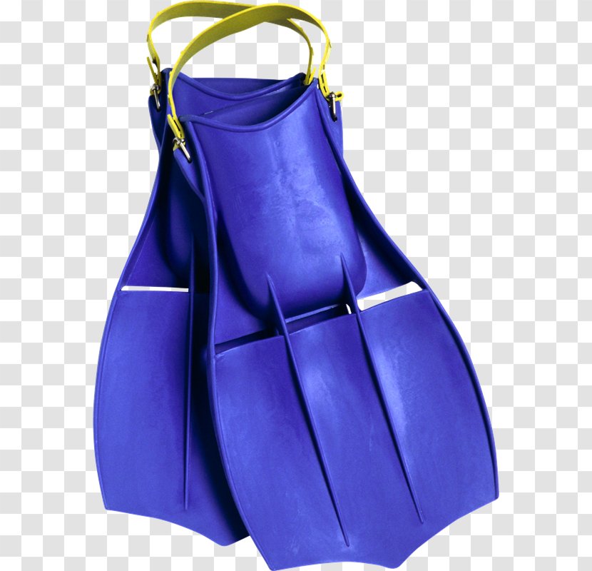 Diving & Swimming Fins Photography - Cobalt Blue - Lu Transparent PNG