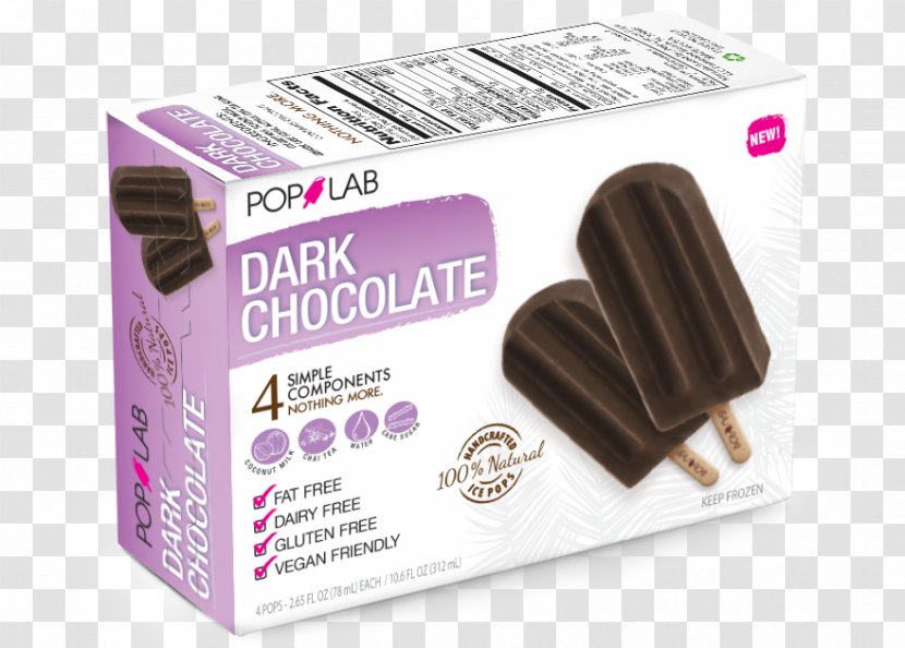 Ice Cream Pop Lollipop Lab Cafe Chocolate - Food - Dark Transparent PNG