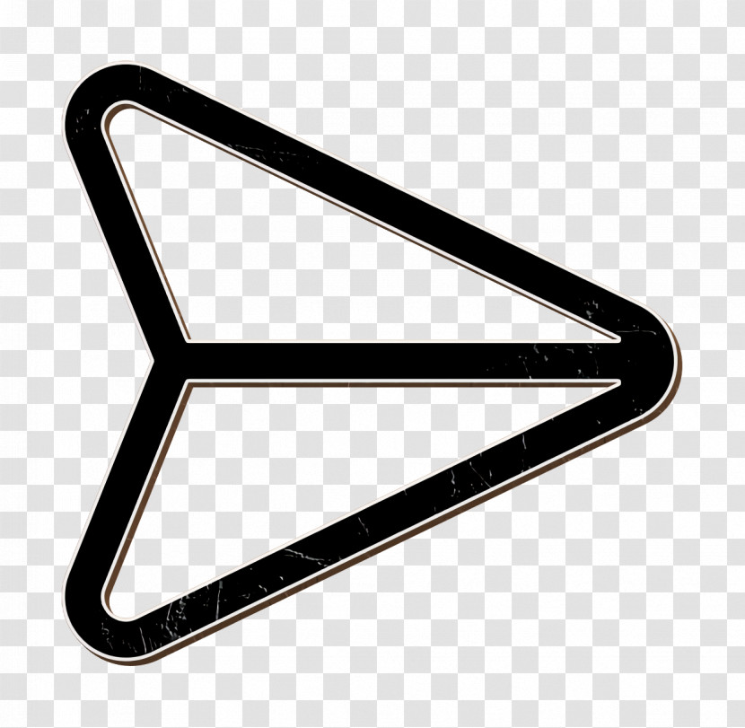 Mintab Outline For IOS Icon Send Icon Transparent PNG