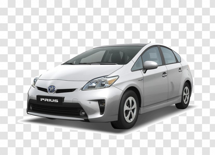 Toyota Prius Compact Car Mid-size - Hybrid Electric Vehicle Transparent PNG