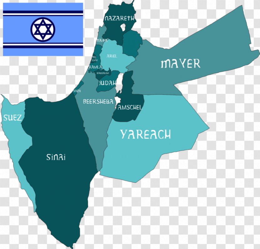 Greater Israel Fantasy Map DeviantArt - World Transparent PNG