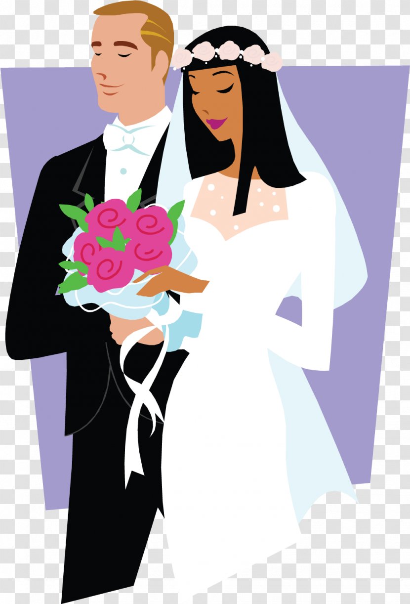 Jesus Marriage Sacraments Of The Catholic Church Eucharist - Heart - Cartoon Married Couple Transparent PNG