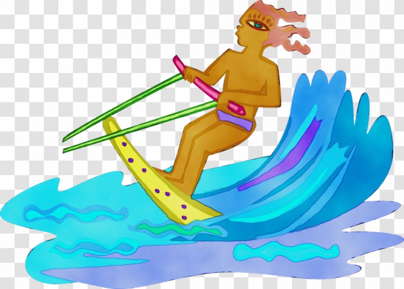 Boardsport Clip Art Recreation Surfing Surface Water Sports - Wet Ink - Snowboard Fictional Character Transparent PNG