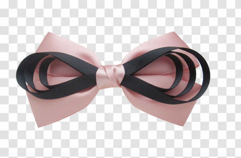 Barrette Bow Tie Fashion Accessory Hairpin - Shoelace Knot Transparent PNG