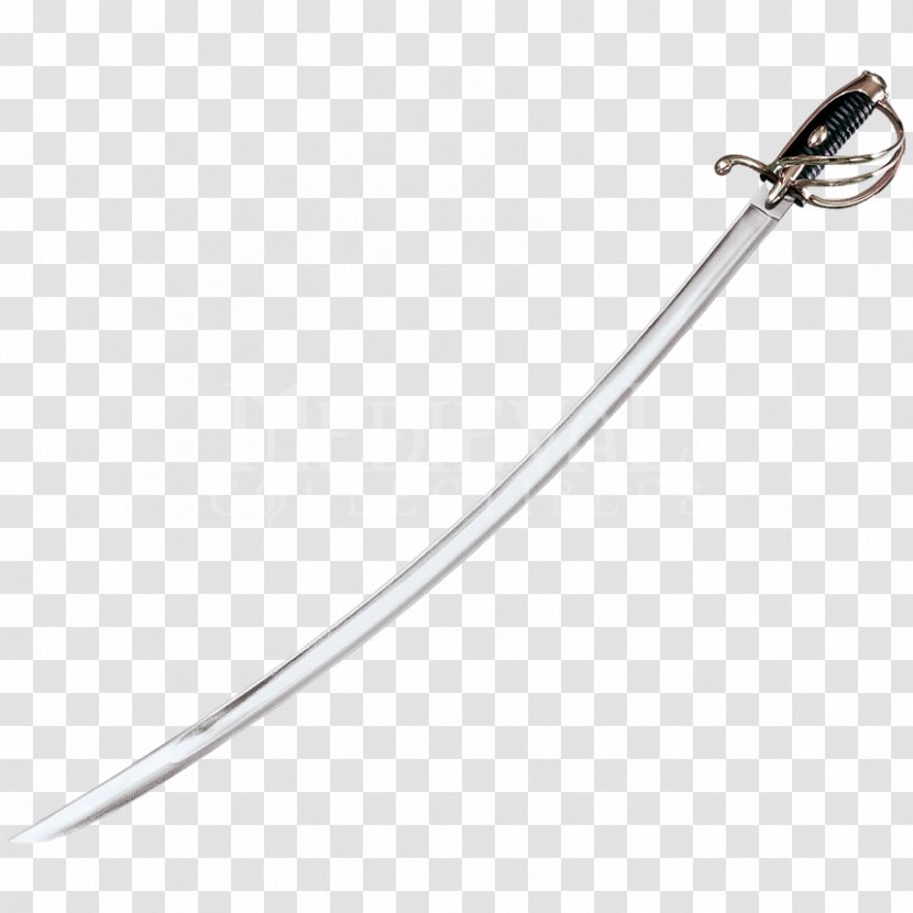 Sabre United States Model 1860 Light Cavalry Saber Sword Shashka - Cold Weapon Transparent PNG