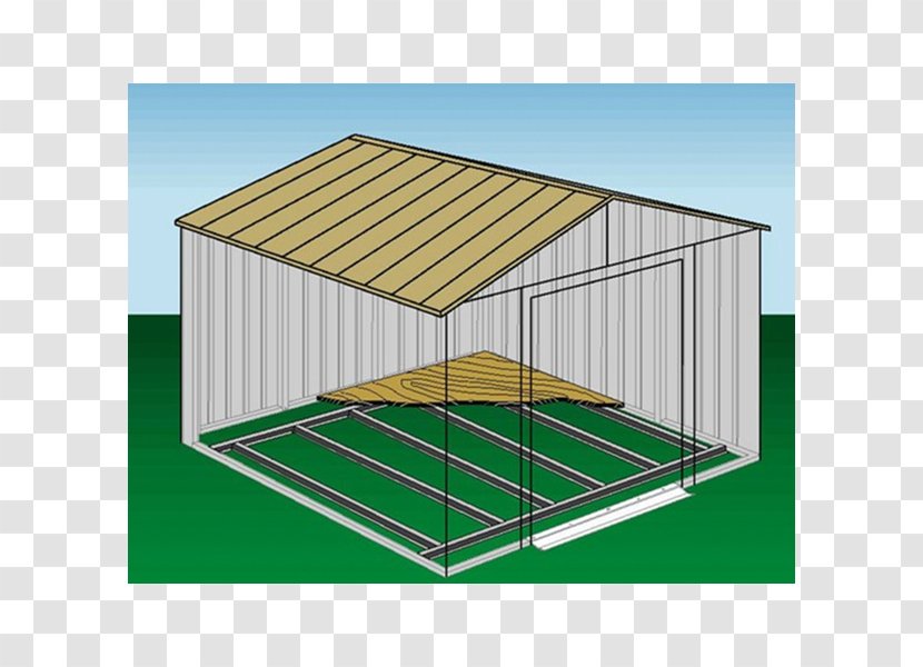 Shed Framing Building Floor Steel - Garden - Shading Material Transparent PNG