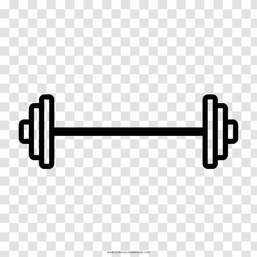 Drawing Royalty-free - Dumbbell - Pesas Transparent PNG