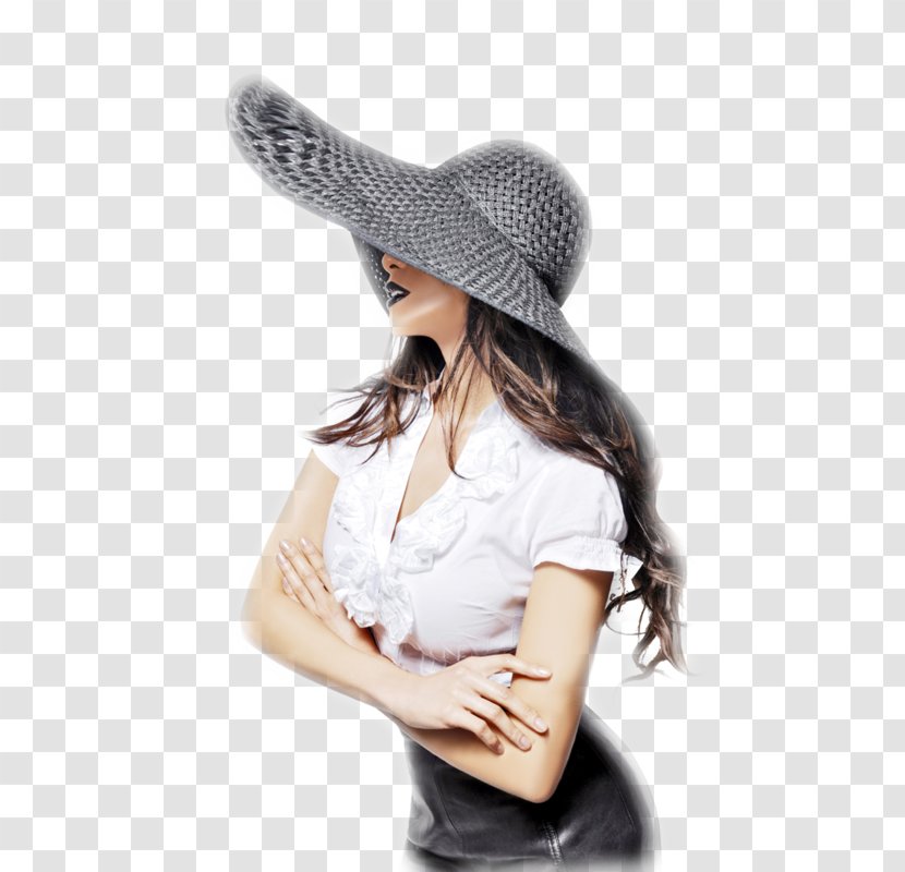 Sun Hat Model Fashion Photography - Heart Transparent PNG