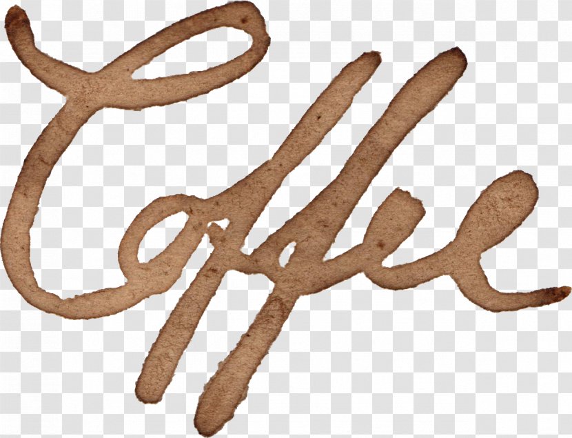 Coffee Espresso Latte Tea Cafe - Words Transparent PNG