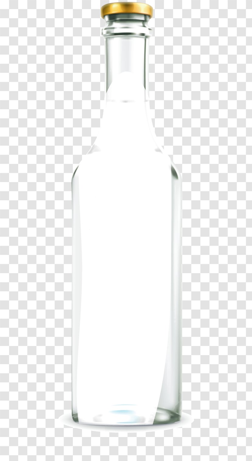 Bottle Transparency And Translucency Glass - Milk - Vector Transparent Transparent PNG