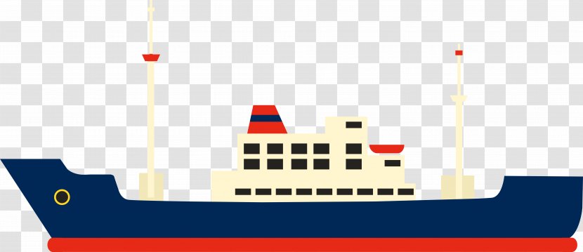 Ship Cartoon Adobe Illustrator - Cargo - Sky Blue Transparent PNG