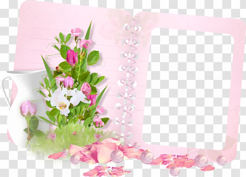 Picture Frames Book Princesas Decorative Arts - Blossom - Pink Frame Transparent PNG