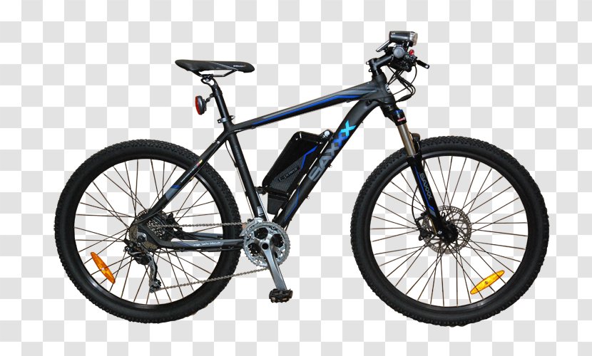 Electric Bicycle Mountain Bike Cycling Suspension - Tire Transparent PNG