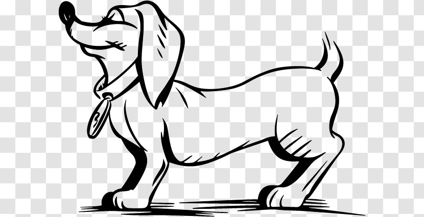 Dachshund Puppy Photography Pet Clip Art - Black And White Transparent PNG