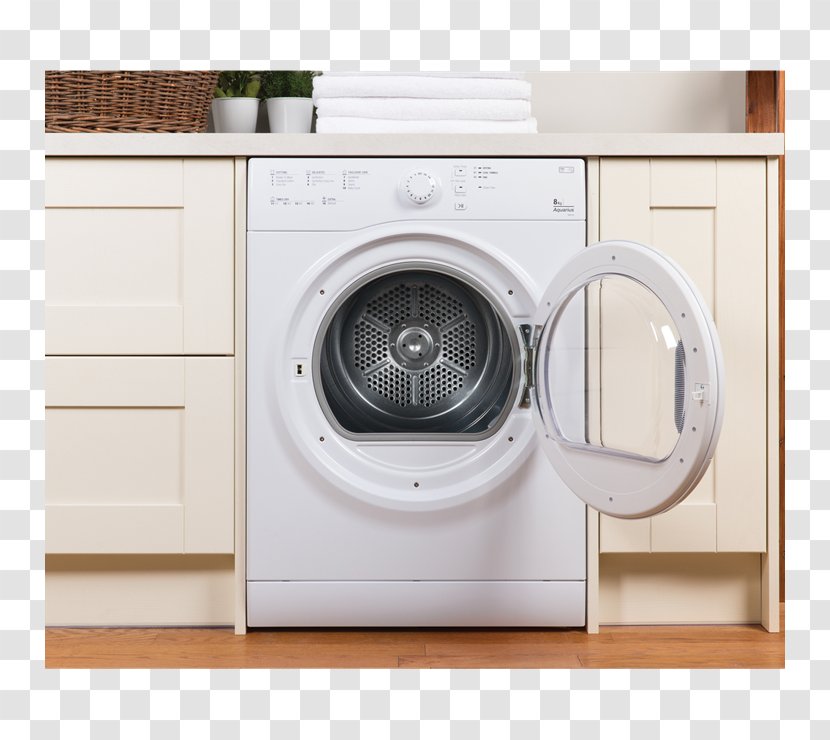 Washing Machines Clothes Dryer Laundry Hotpoint Aquarius TVFS 83C GP (UK) - Electricity - Sensor Transparent PNG