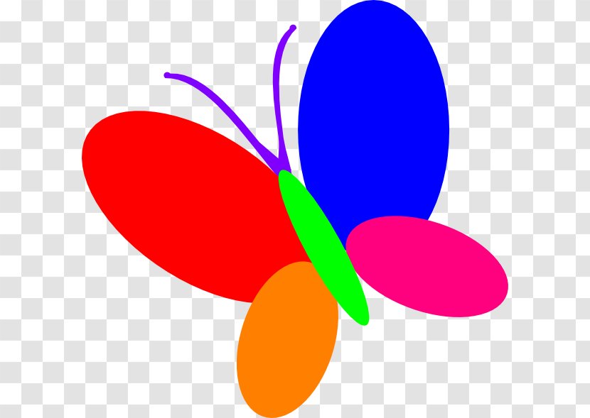 Butterfly Color Clip Art - Flower - Multicolor Light Effect Transparent PNG